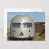Vintage Camper-Trailer-Postkarte Postkarte (Vorne/Hinten)