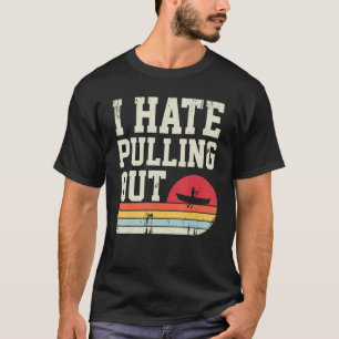 Vintage Camping Ich hasse es, Retro-Reiseanhänger T-Shirt