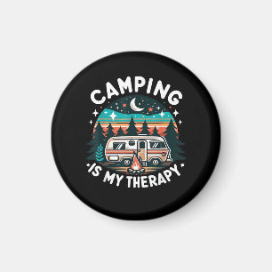 Vintage-Camping ist meine Therapie Familien-Abente Magnet