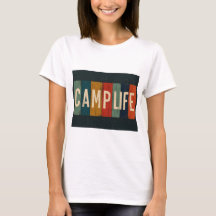 Vintage-Campingleben-Typografie