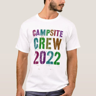 Vintage CAMPSITE CREW 2022 Sommerberater T-Shirt