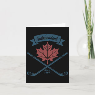Vintage Canada Day – Unabhängig seit 1867 - Cana Karte
