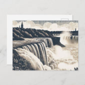 Vintage Canada Post Card Niagara Falls Postkarte (Vorne/Hinten)