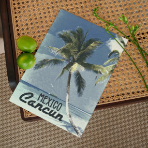 Vintage Cancun Mexiko Postkarte