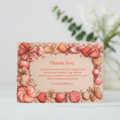 Vintage Candy Hearts Valentine Party Dankeskarte (Stehend Vorderseite)