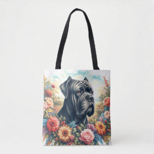 Vintage Cane Corso Dog Malerei Tasche