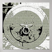 Vintage Cannon Grunge Poster (Vorne)