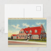 Vintage, Cape Cod, Massachusetts Postkarte (Vorne/Hinten)