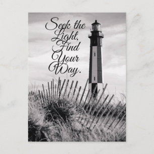Vintage Cape Henry Leuchtturm Postkarte