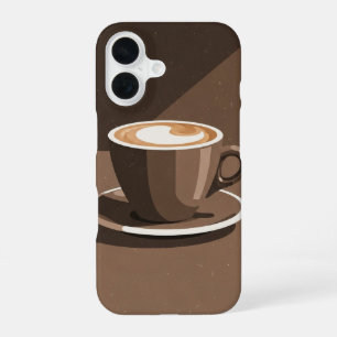 Vintage Cappuccino iPhone 16 Hülle