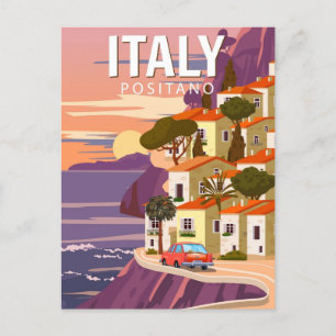 Vintage Capri Italien Sorrento Neapel Positano Postkarte