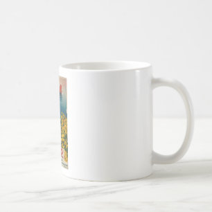 Vintage Capri L'Isola del Sole Italien Kaffeetasse