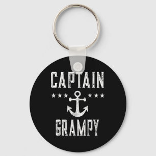 Vintage Captain Grampy - Familienkreuzfahrt oder S Schlüsselanhänger