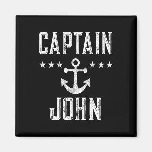 Vintage Captain John - Familienkreuzfahrt oder See Magnet
