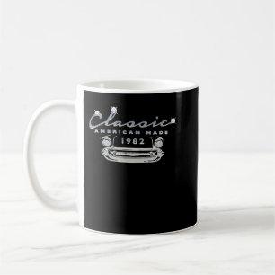 Vintage Car 1982 Classic Birthday Antikes Auto Kaffeetasse