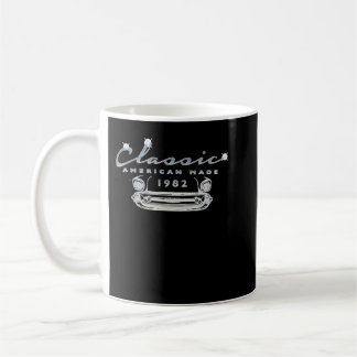 Vintage Car 1982 Classic Birthday Antikes Auto Kaffeetasse
