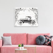 Vintage Car 2 Leinwanddruck (Insitu (Wohnzimmer))