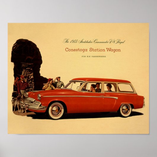 Vintage Car Advertising Poster (Vorne)