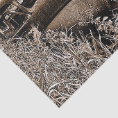 Vintage Car Altes Antisepien Seidenpapier (Ausschnitt)