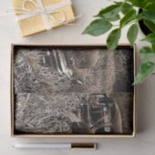 Vintage Car Altes Antisepien Seidenpapier (Geschenk)