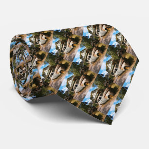 Vintage Car and Garage, Neck Tie Krawatte