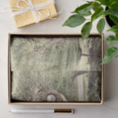 Vintage Car Antibes Altes Rustikales Sepia Seidenpapier (Geschenk)