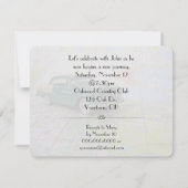 Vintage Car auf Karte Vermietung (Rückseite)