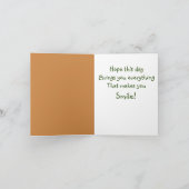 Vintage Car Birthday Karte (Innenseite)