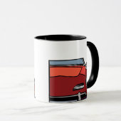 Vintage Car Birthday Tasse (VorderseiteRechts)