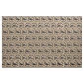Vintage Car Burlap Stoff (Yard (91,4 cm))