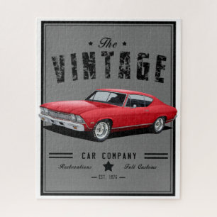 Vintage Car Chevelle Puzzle