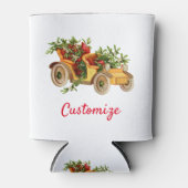 Vintage Car Christmas Mistletoe Thunder_Cove Dosenkühler (Vorderseite)