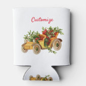 Vintage Car Christmas Mistletoe Thunder_Cove Dosenkühler (Rückseite)