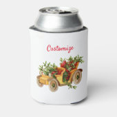 Vintage Car Christmas Mistletoe Thunder_Cove Dosenkühler (Kanne Rückseite)
