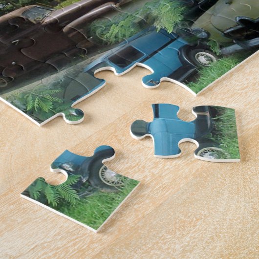 Vintage Car Collage Puzzle (Seite)