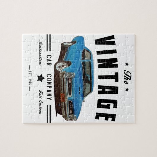 Vintage Car Company Puzzle (Horizontal)