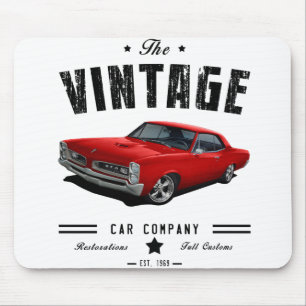 Vintage Car Company Red GTO Mousepad