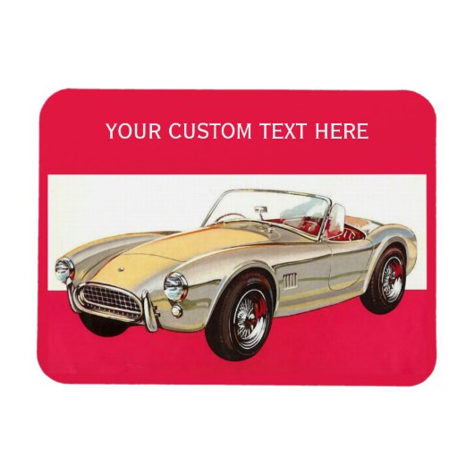 Vintage Car Custom Magnet (Horizontal)