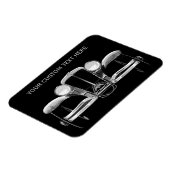 Vintage Car Custom Magnet (Linke Seite)