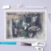 Vintage Car Decoupage Seidenpapier (Handwerk)