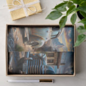 Vintage Car Decoupage Seidenpapier (Geschenk)