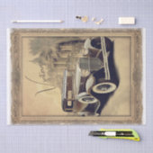 Vintage Car Decoupage Seidenpapier (Handwerk)