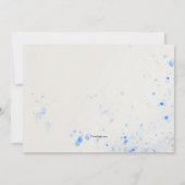 Vintage Car Einladung (Rückseite)