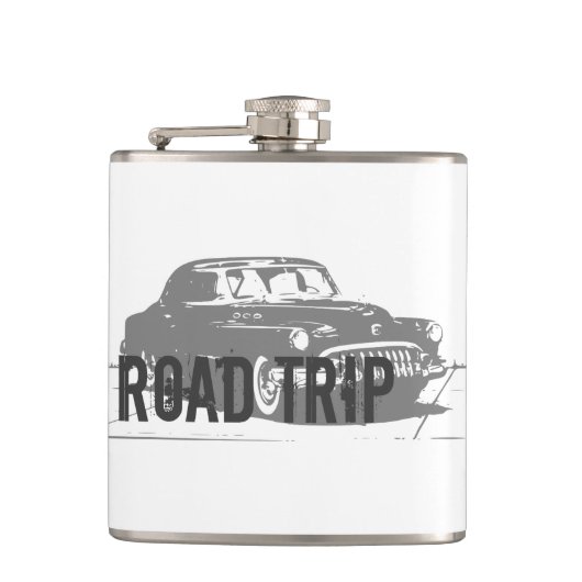 Vintage Car Flachmann (Vorderseite)