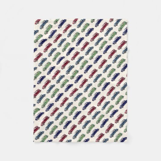 Vintage Car Fleece Decke (Vorderseite)