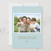 Vintage Car Foto Weihnachten (Rückseite)