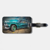 Vintage Car Gepäckanhänger (Rückseite horizontal)