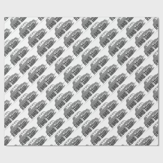 Vintage Car Geschenkpapier (Flach)