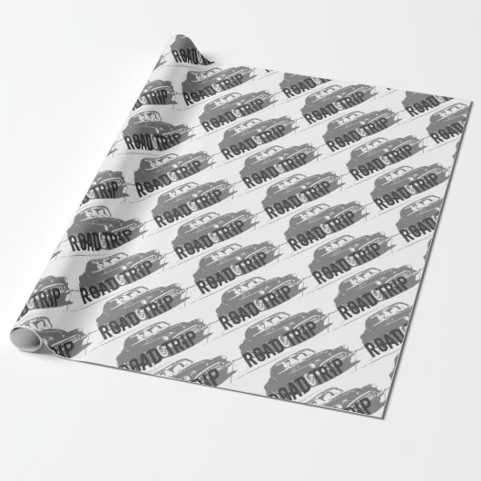 Vintage Car Geschenkpapier (Ungerollt)