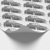 Vintage Car Geschenkpapier (Ecke)